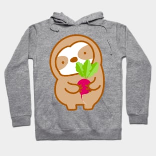 Cute Radish Sloth Hoodie